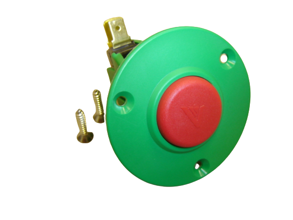 M494 - PUSH BUTTON GREEN ELECTRIC