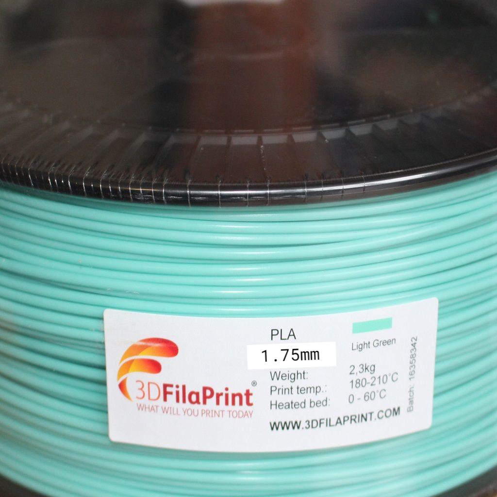 2.3KG 3D FilaPrint Light Green Premium PLA 1.75mm 3D Printer Filament