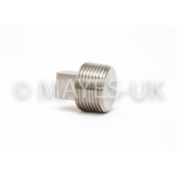 1/8" BSPP                     
Square Head Plug
(3M/6M)
A182 316/L Stainless Steel
Dimensions to ASME B16.11