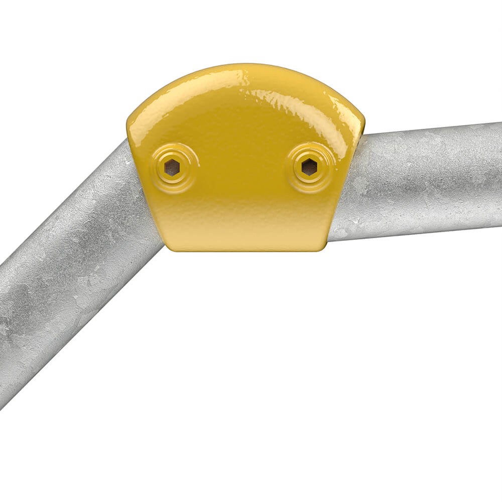 15-60 Degree Elbow For 42.4mm Tube - Yellow Powder Coated