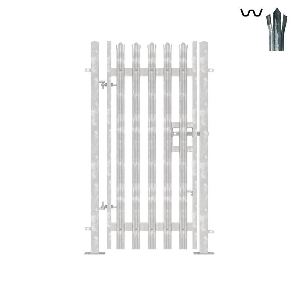 Single Leaf Bolt-Down Gate - 2.1m x 1mGalvanised c/w Posts & Fittings