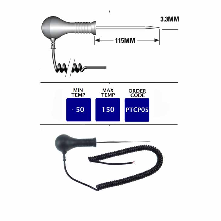 PTCP05 - Thermistor Needle Probe