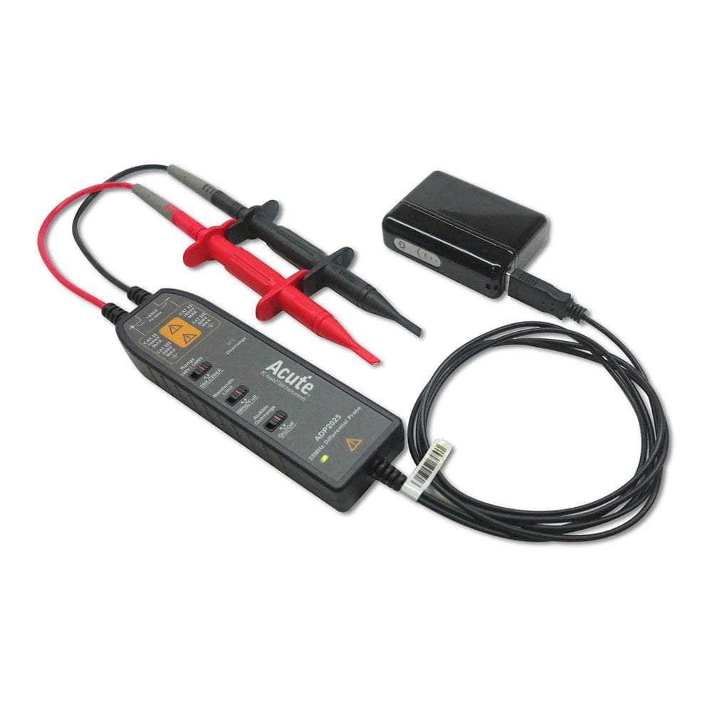 100MHz Differential Probe - Battery / 10x / 100x