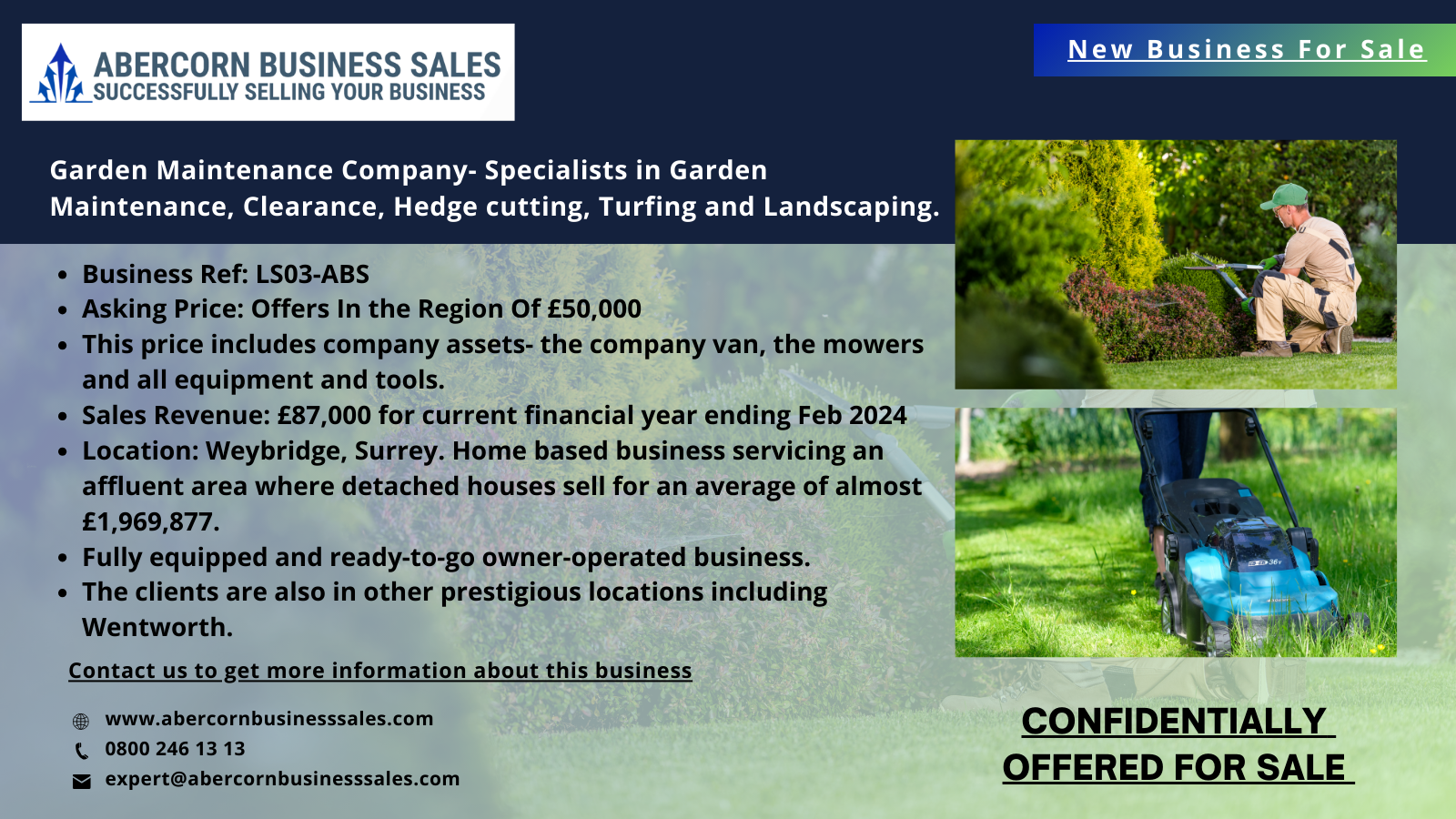 Garden Maintenance Company- Specialists in Garden Maintenance, Clearance, Hedge cutting, Turfing and Landscaping.