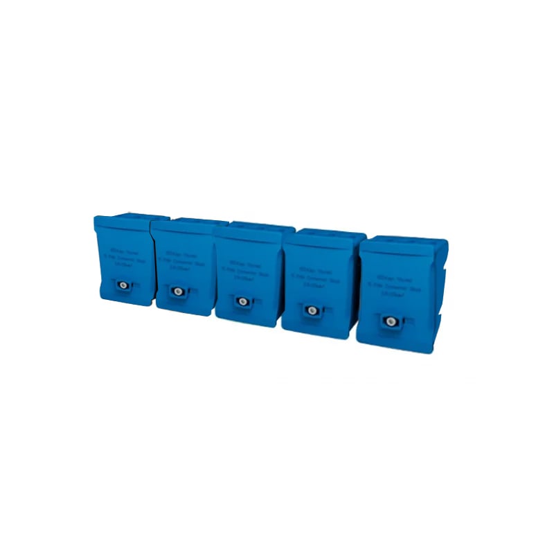 G-Prokit Blox 5 Way 100A Single Pole Terminal Block Blue