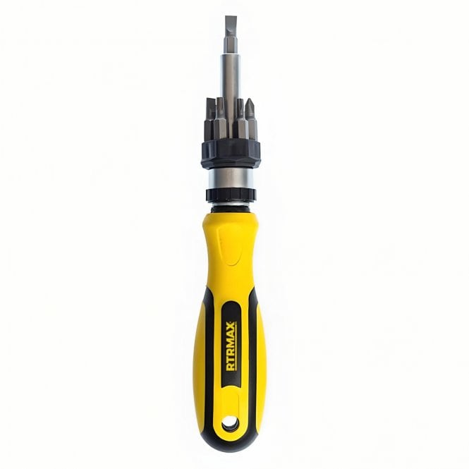 RTRMAX - Ratchet Screwdriver Set - 8 in 1