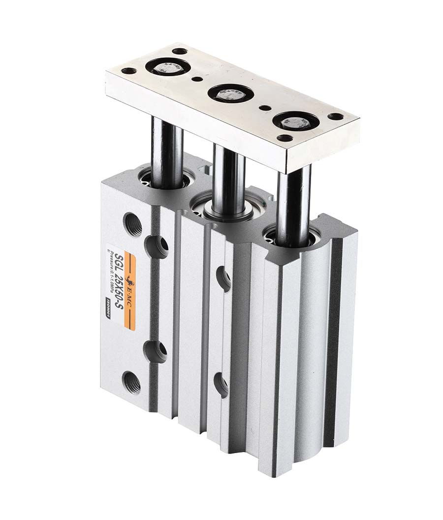 E.MC SGM Series Triple Rod Guided Cylinders &#45; 32mm Bore