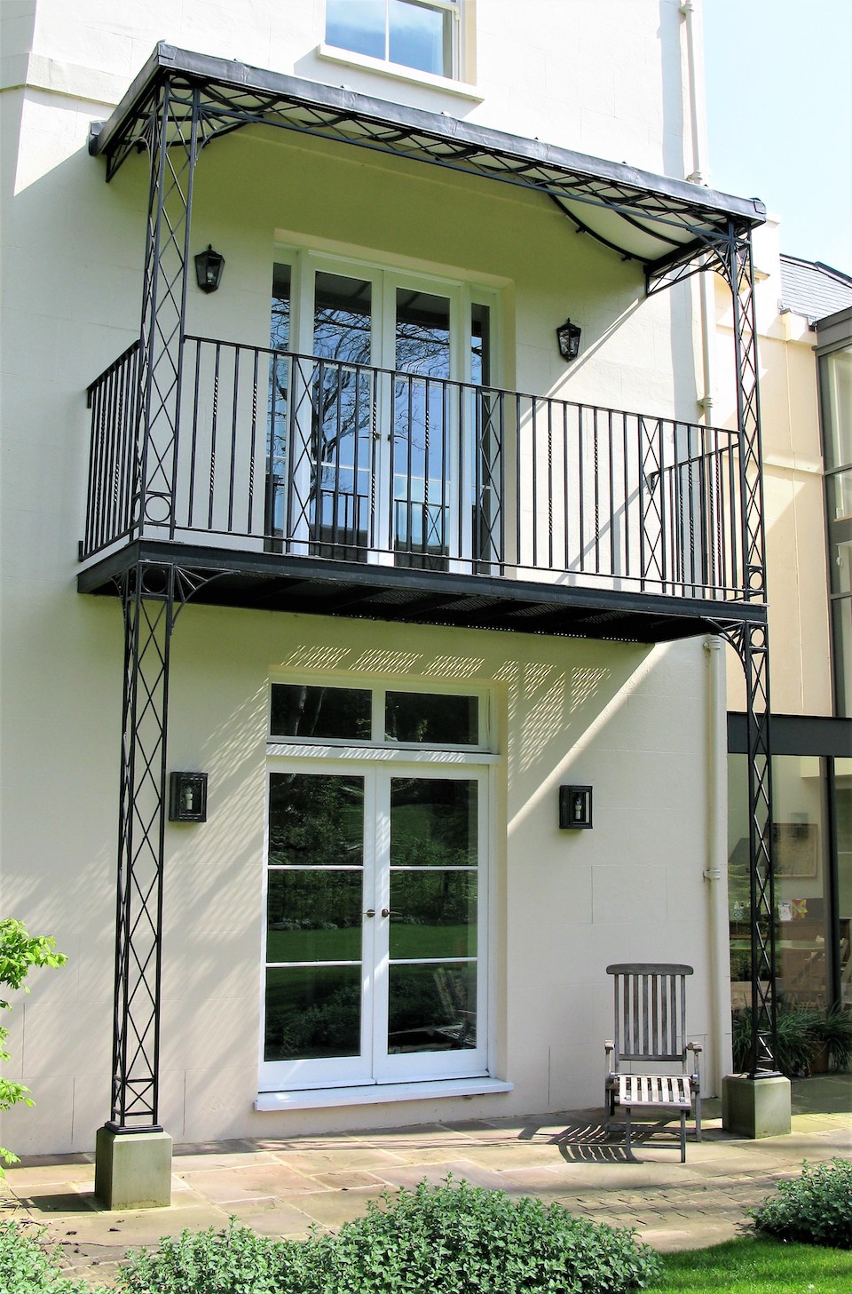 Regency Veranda Balcony with Matching Railings and Floor Deck