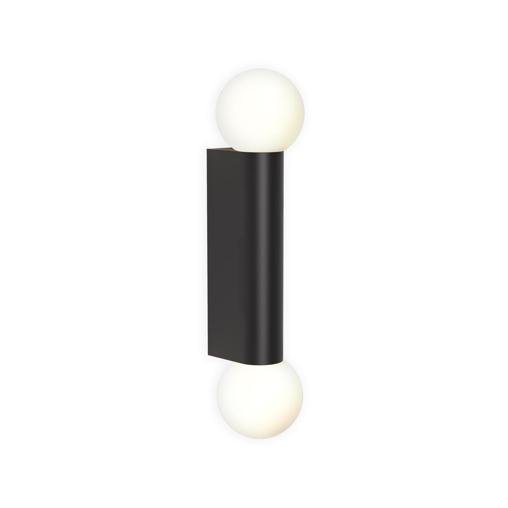 Astro Ortona Twin Matt Black Wall Light