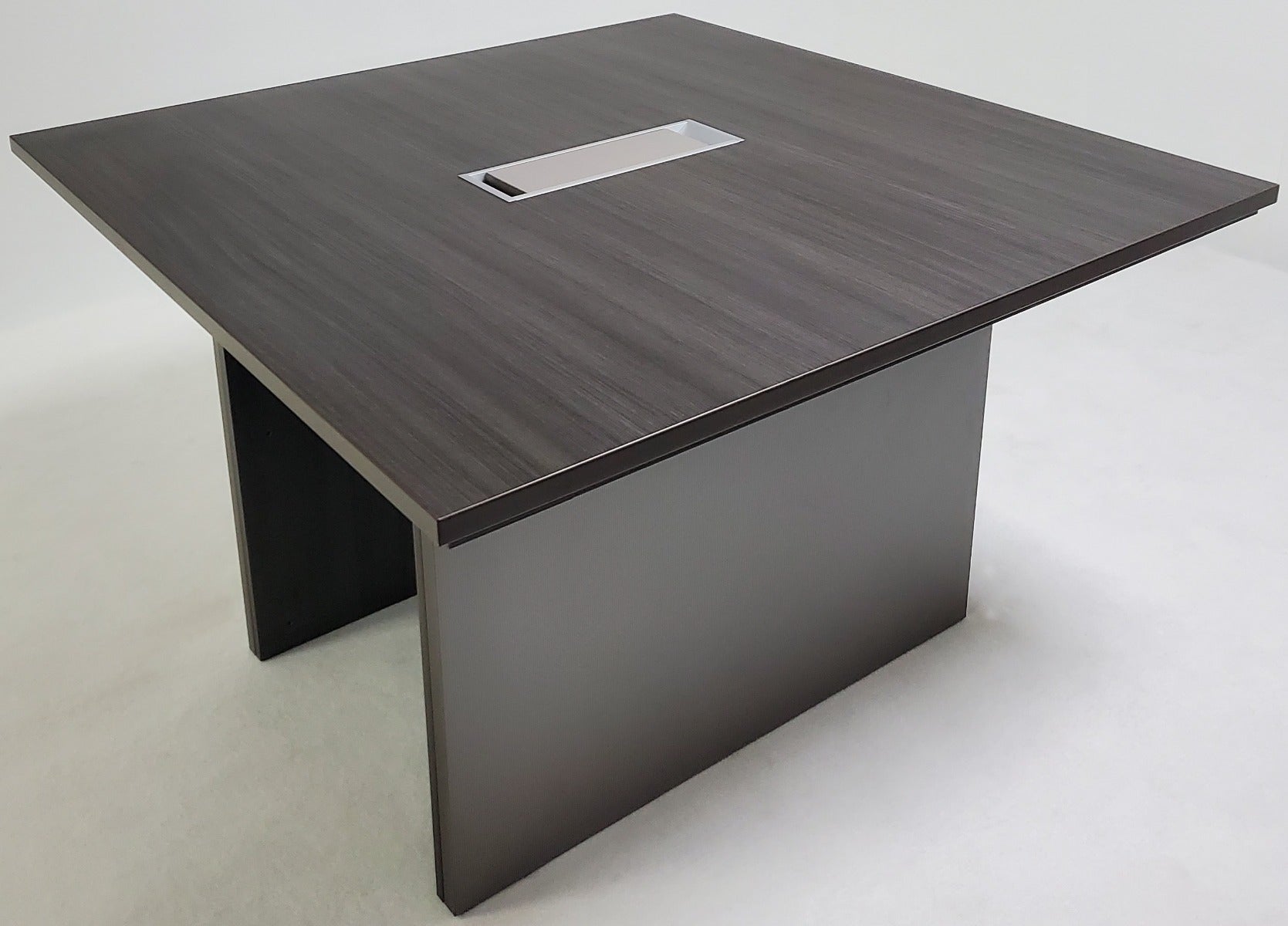 Specialisting In Modern Grey Oak Square Executive Meeting Room Table - 1200mm - DG04-1200 UK