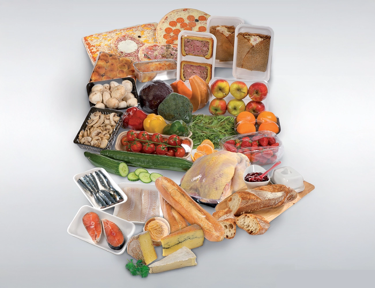 Food Packaging Materials With Recyclable Film And Anti-Fog Properties