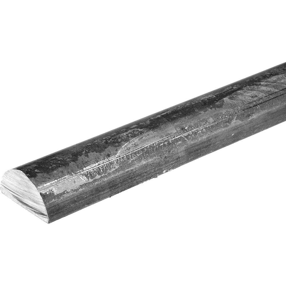20 x 10mm x 3000mm Mild Steel Half Round Bar