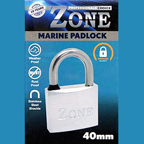 ZONE 40mm Marine Padlock KA N11