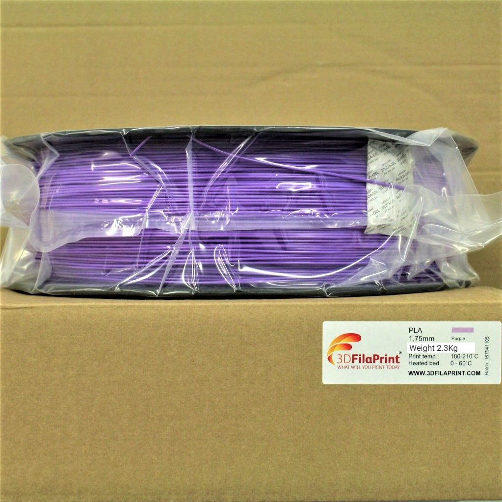 2.3Kg 3D FilaPrint Purple Premium PLA 1.75mm 3D Printer Filament
