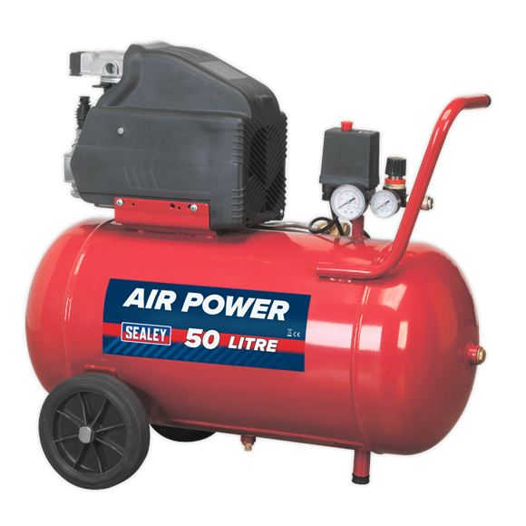 Sealey SA5020 Compressor 50L Direct Drive 2hp