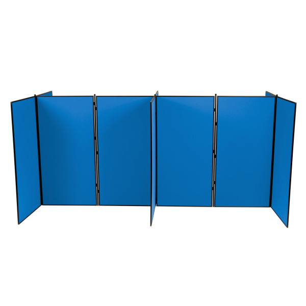 10 Panel Jumbo Slimflex Folding Display Board - Plastic Frame