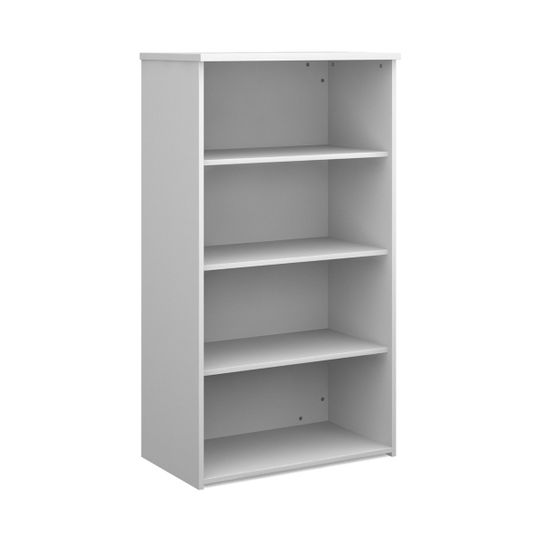 Universal Bookcase with 3 Shelves - White