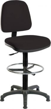 Providers Of Draughting Or Counter Work Fabric Chair - Black or Blue Option -  DRAUGHTER-BLASTER