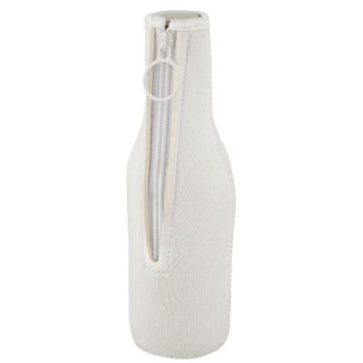 FRIS RECYCLED NEOPRENE BOTTLE SLEEVE HOLDER in White.