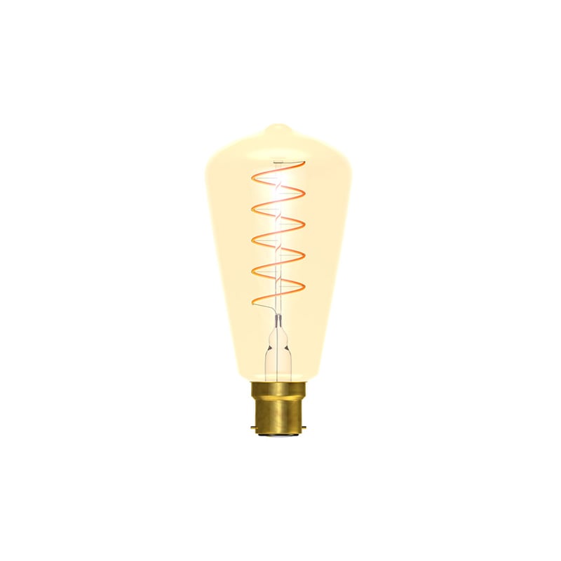 Bell Vintage Soft Coil Vertical Squirrel Cage Dimmable LED Filament Bulb 4W B22
