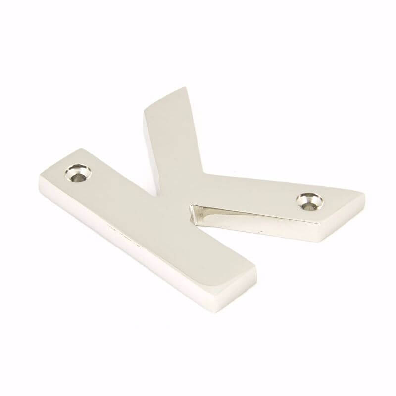 Anvil 90303K Polished Nickel Letter K