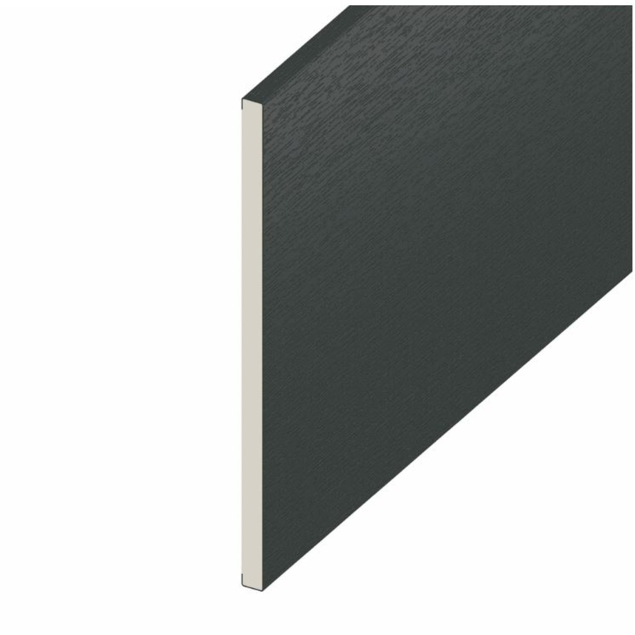 Anthracite Dark Grey Plain UPVC Soffit Board