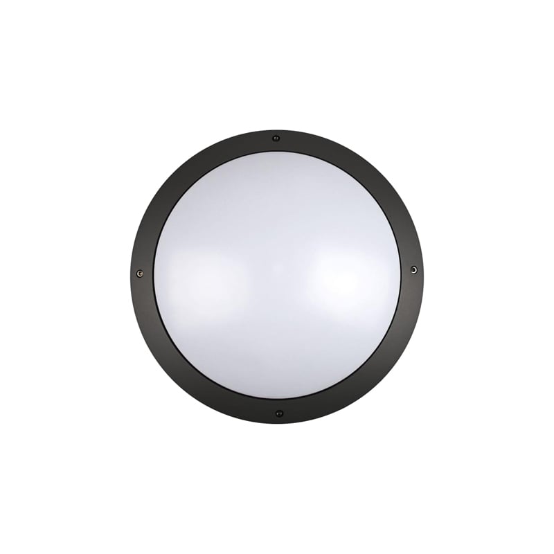 Kosnic Etna Diecast Aluminium LED Bulkhead Black