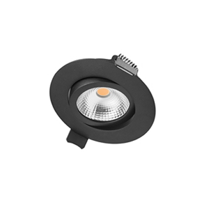 Integral Lux Ultra Slim Tiltable LED Downlight 4000K Matt Black