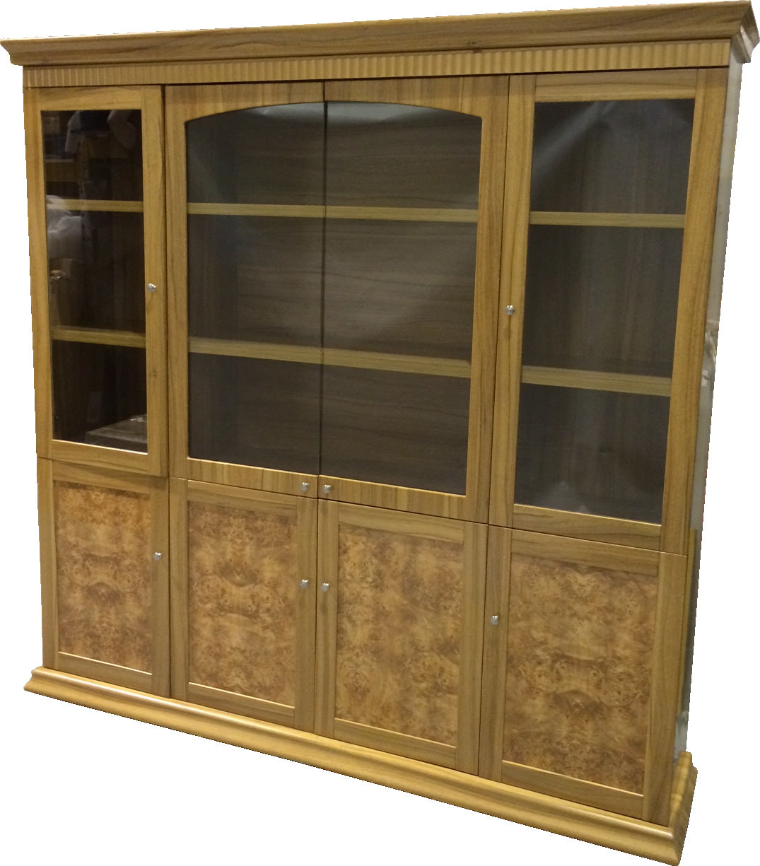 Executive Light Oak Four Door Bookcase - 1861A-4DR Huddersfield