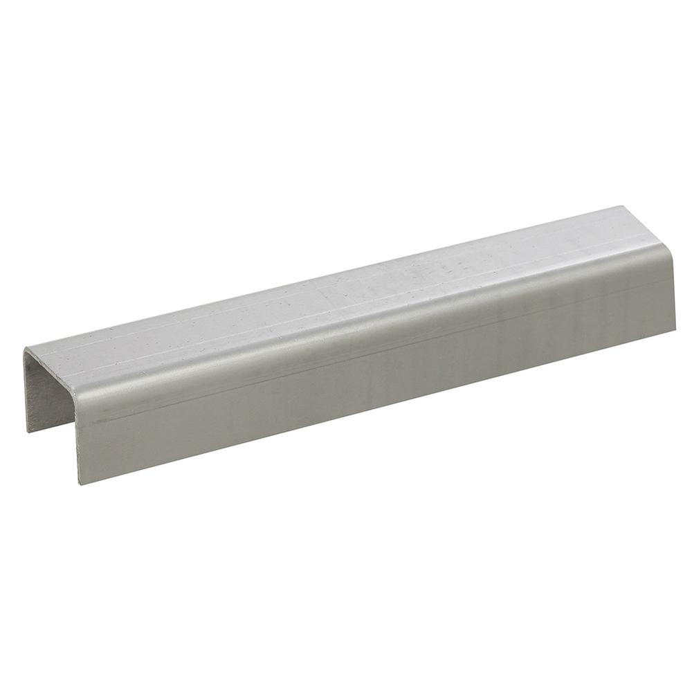 Anodised Aluminium Top Rail - 12mm Glass 2500mm Long