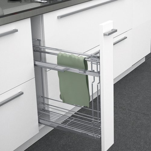 Sige 150mm Towel Rail Pull Out Classic Basket