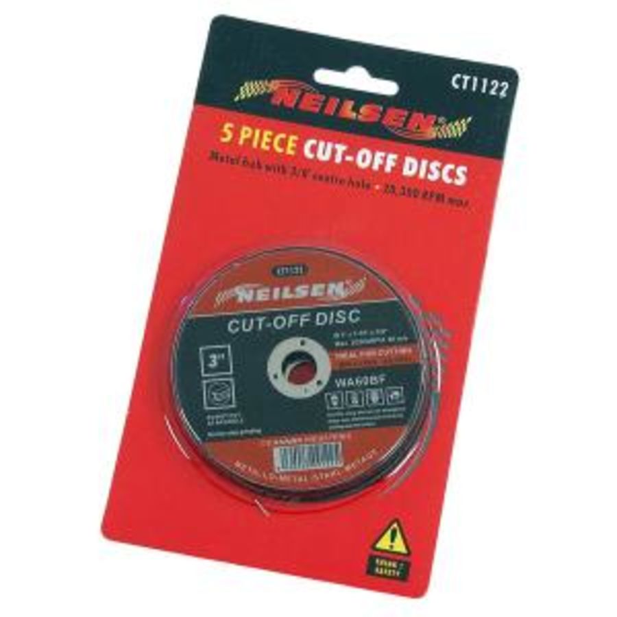 Neilsen CT1122 5 pieces Trade Cutting Disc Set 3inch Cut-off Wheels