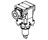 &#177;90&#176; adjustable angle driven tool with digital display H&#61;100mm