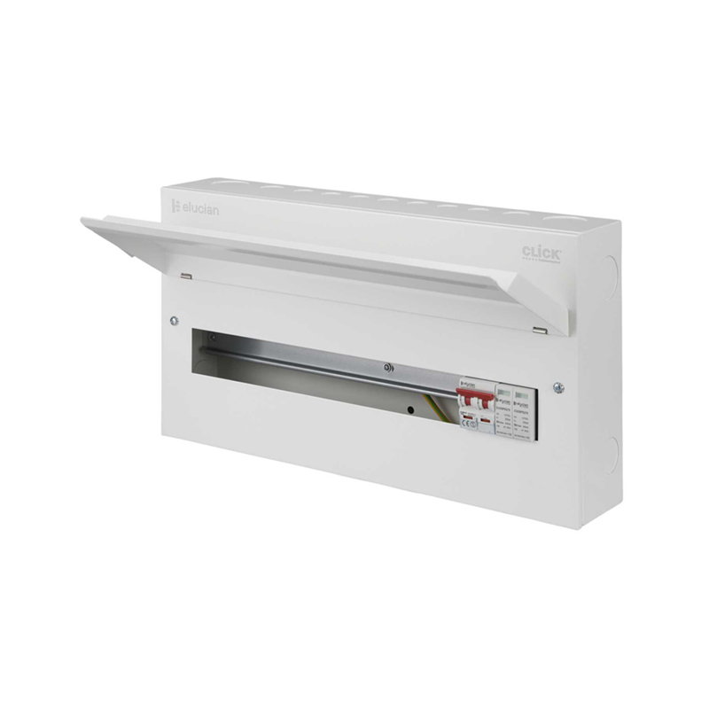 Click Elucian SP Consumer Unit 100A Type 2 SPD 18 Useable Ways