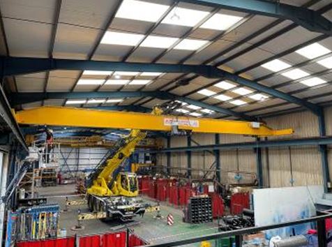 New 12.5-tonne Crane for Bunting-Redditch