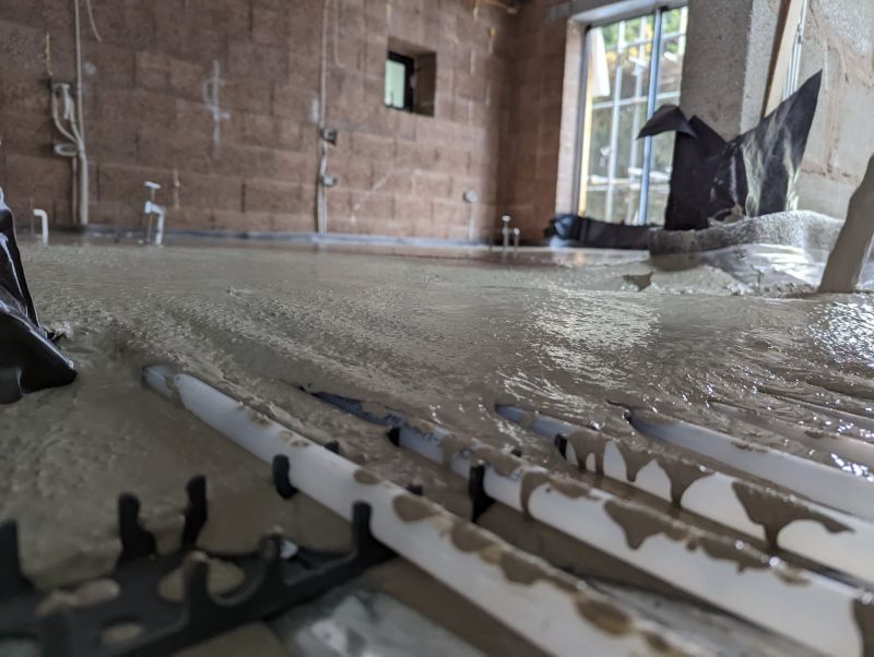 Screed and underfloor heating are a match made in heaven