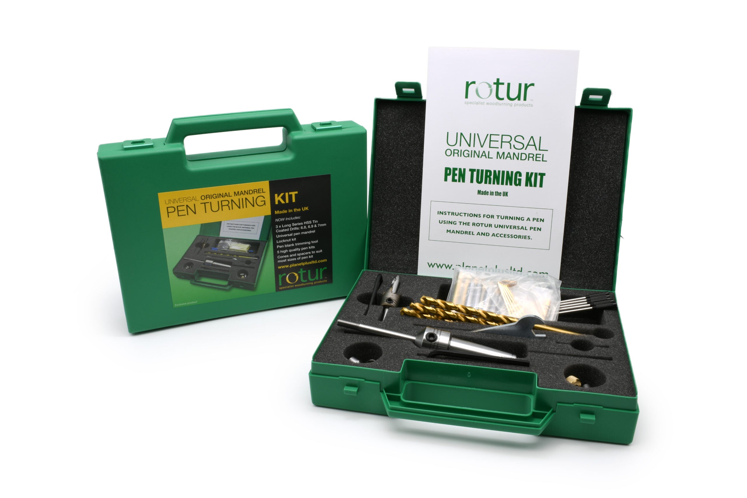 Rotur Original Pen Turning Kit in Case 1MT