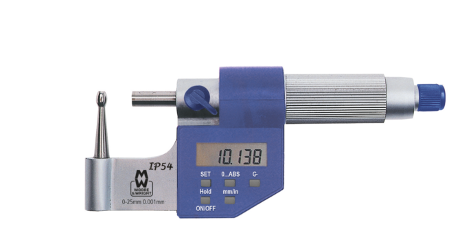 Suppliers Of Moore and Wright Digital Tube Micrometer 255 - DDL Series For Aerospace Industry