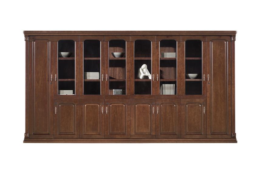 Providers Of Extra Large Quality Executive Eight Door Storage Bookcase - BKC-UM9B08 UK