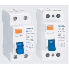 RCD - NL1 Residual Current Device -  2 Pole, and 4 Pole, A Type