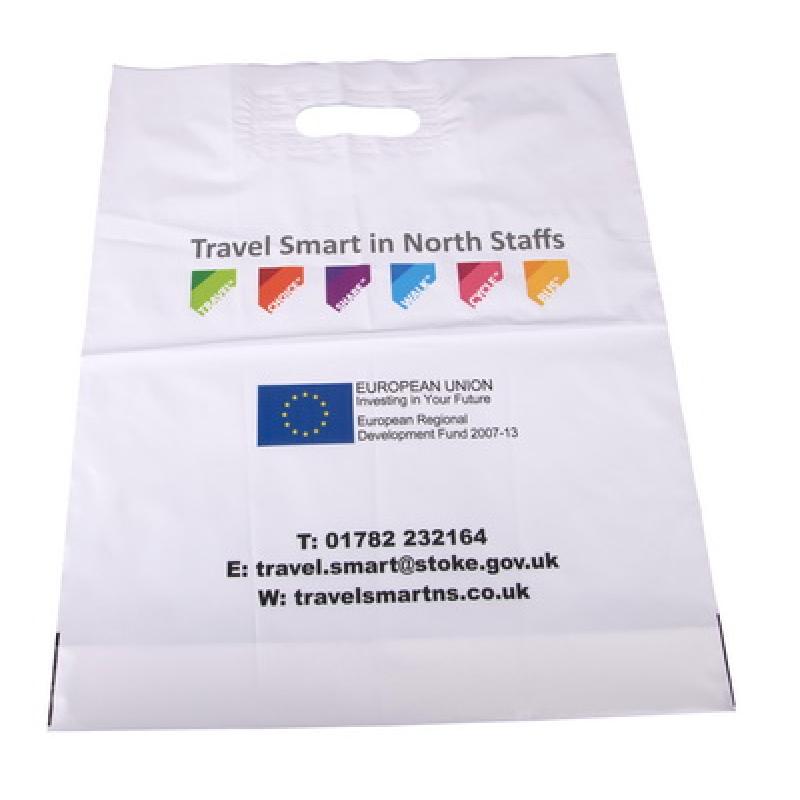 Polythene Patch Handle Carrier Bags