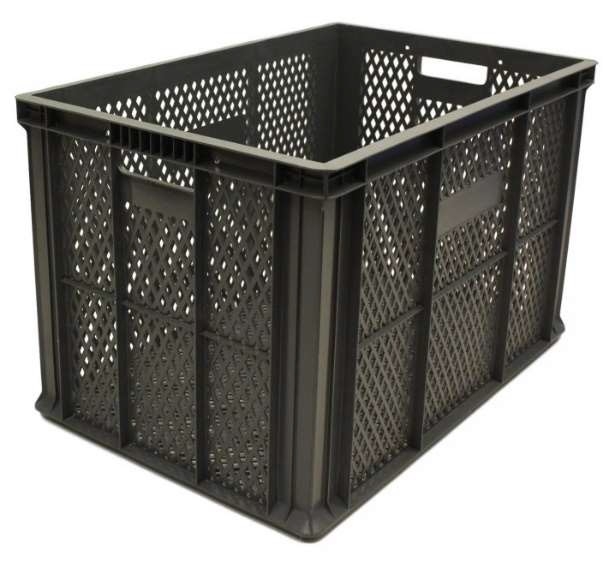 72 Litre Perforated Euro Plastic Stacking Container