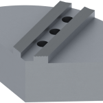 PH6.5P1 Aluminium Pie Jaws 6″ Power Chuck