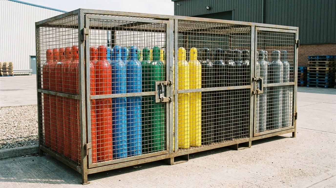 Industrial Gas Cylinder Storage Solutions UK