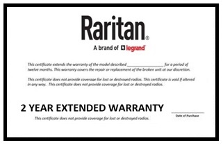 WARDKX3-232/24A-2 - Raritan - 2 Year Extended Warranty for DKX3-232 (DKX3 Warranty)