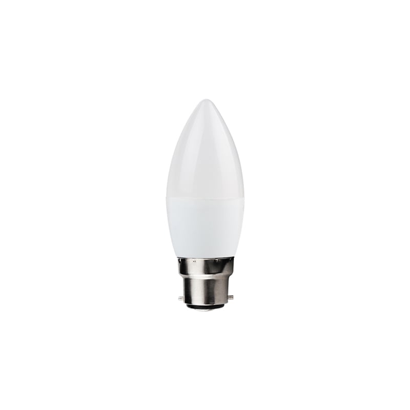 Kosnic Non-Dimmable LED Candle Lamp 5W B22 4000K