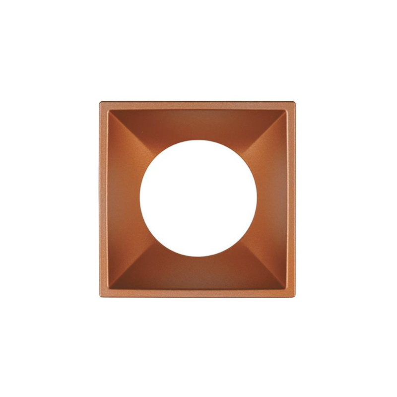 Aurora ANOVI Square Decorative Copper Bezel for Recessed/Surface Downlight