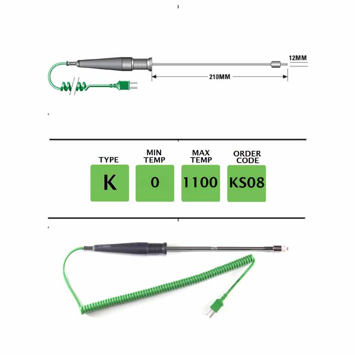 UK Providers Of KS08 - K Type Extra High Temperature Surface Probe