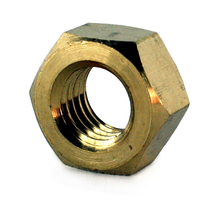 M12 Brass Full Nut DIN 934