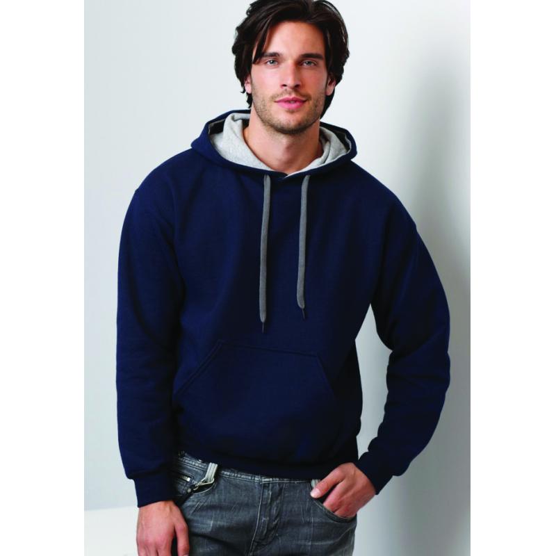 Gildan Men's Heavy Contrast Hooded Sweatshirt